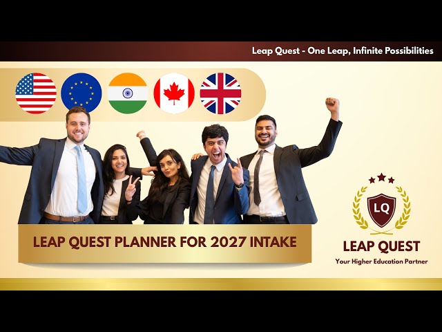 Leap Quest Planner for 2027 Intake with Profile Building - Top 50 MBA Programs