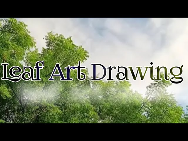 Leaf Art drawing #trending#art#drawing#beautiful #artist#artwork#mahabharat#krishna#shorts