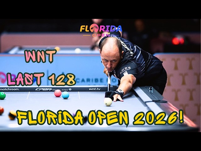 HIGHLIGHTS  Shane Van Boening vs Jacob Parrent  LAST 128  Florida Open Pool 2026