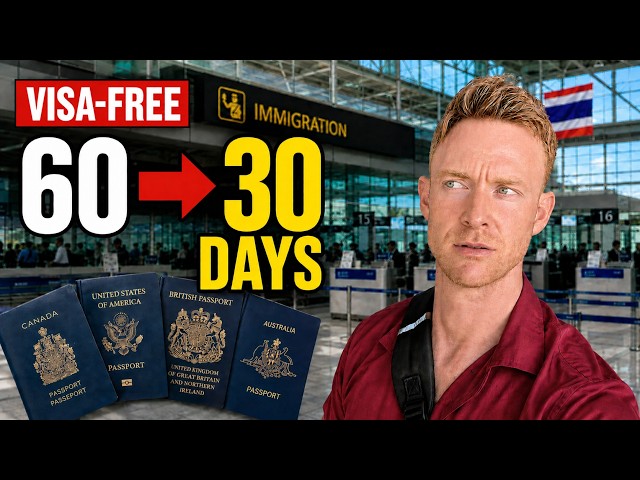Thailand Cuts Visa-Free Stays From 60 to 30 Days - What Visitors Need to Know