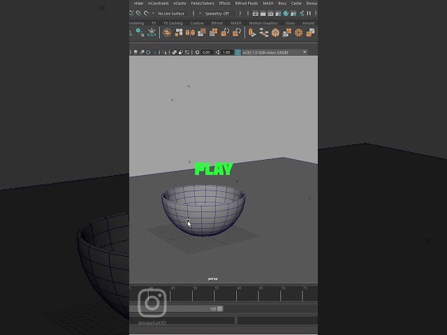 How to Make Coins Fall Into a Bowl in Maya 🪙🔥