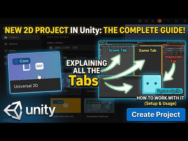 Create Your First 2D Game in Unity | Beginner Tutorial