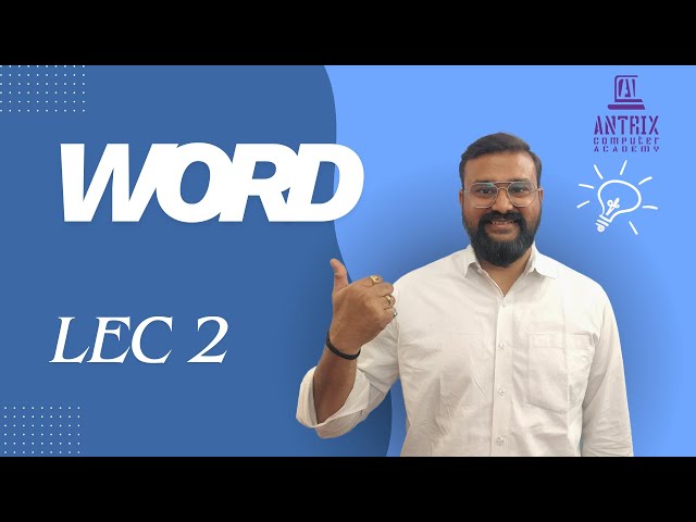 Office Automation word lec -2