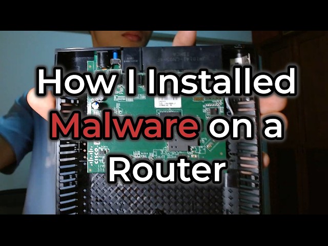 How I Installed A Backdoor on a Router With a Custom Firmware Update! (For ETHICAL research)