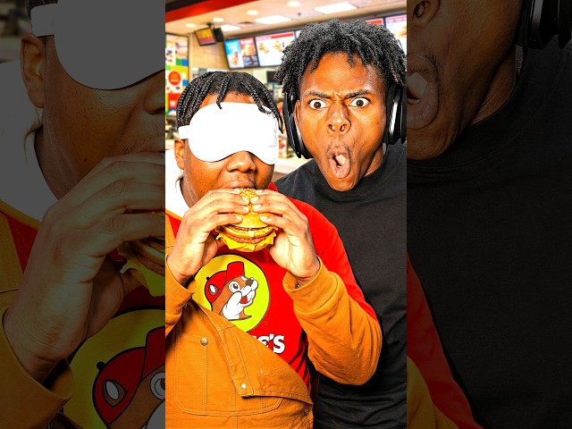 JAMAL GUESS THE BURGER CHALLENGE!