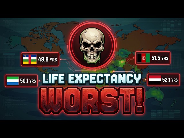 How Long Will You LIVE Based On Your Country? (2026 World Map)