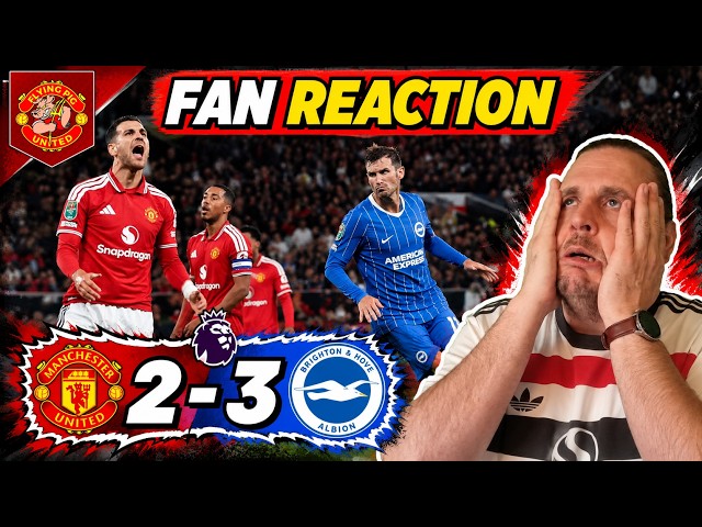 Carrick is Screwed! RANT Manchester United 2-3 Brighton Fan Reaction