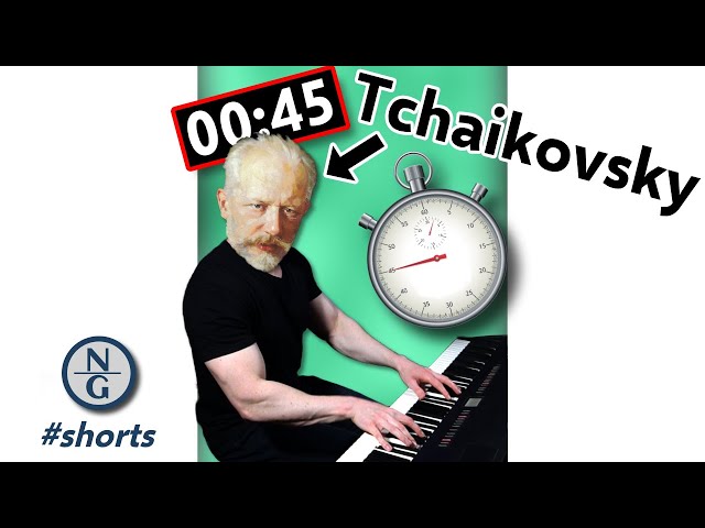 Tchaikovsky at a Glance | 45 seconds, 8 pieces you should know #Shorts
