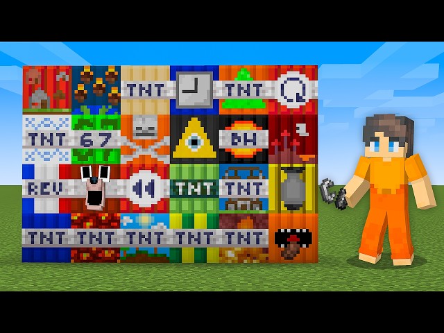 Exploding EVERY Minecraft TNT EVER…