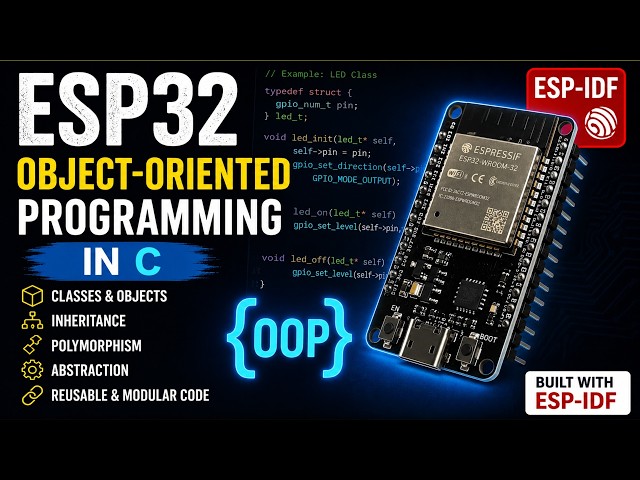 Object-Oriented Programming in C | ESP32
