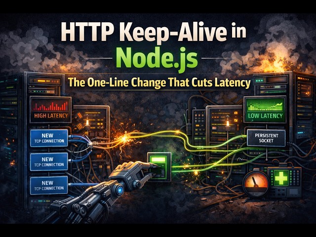 HTTP Keep-Alive in Node.js: The One-Line Change That Cuts Latency