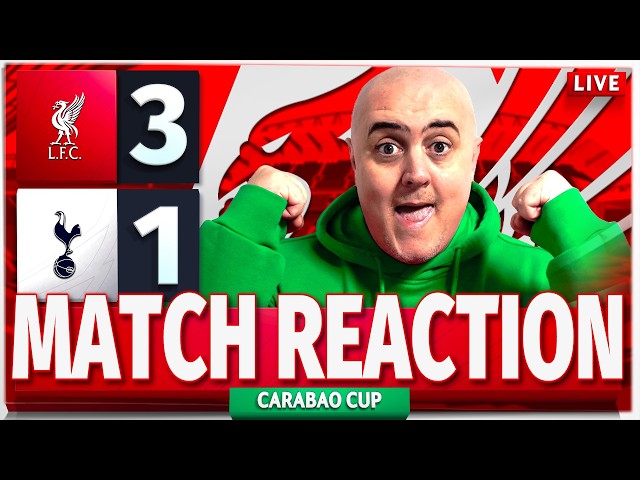 LIVERPOOL 3-1 SPURS! Craig's LIVE Match Reaction
