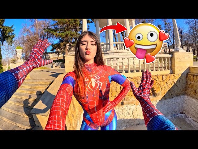 SPIDER-GIRL TURNED ME INTO SPIDER-MAN! 🕷️😱 (Parkour Love POV)