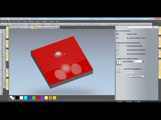 Lesson 94 Create 3D Rest Machining Toolpath