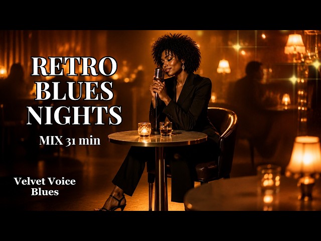 Velvet Voice Blues – Retro Blues Nights | Slow Vintage Jazz Blues