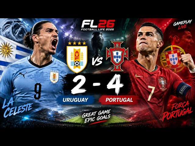 🔥 Portugal 4-2 Uruguay | Ronaldo & Portugal DOMINATE! 🇵🇹⚽ | FL26 Gameplay