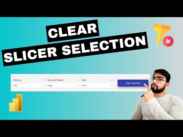 How to CLEAR ALL the  SLICER Selections at Once in Power BI