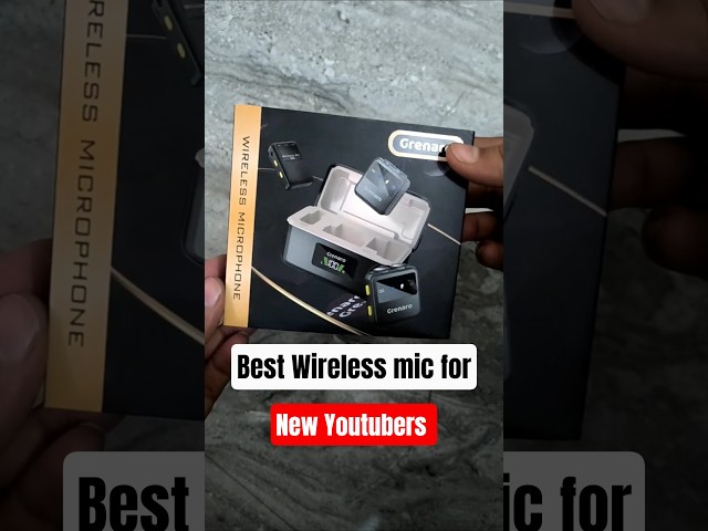 Grenaro wireless mic | Budget wireless mic #grenarowirelessmic #grenaromic #unboxing
