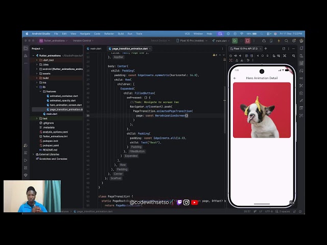 Ultimate Flutter Animation Guide | Hero, AnimatedOpacity, AnimatedContainer & PageRouteBuilder