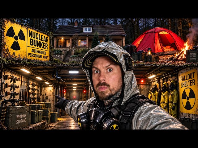 24 Hours Camping Above One of Britain’s Biggest Secret Nuclear Bunkers
