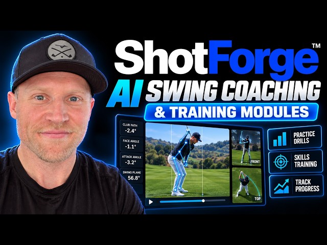 BEST Golf Simulator Software for the Price? ShotForge AI Swing Coaching and Training Modules