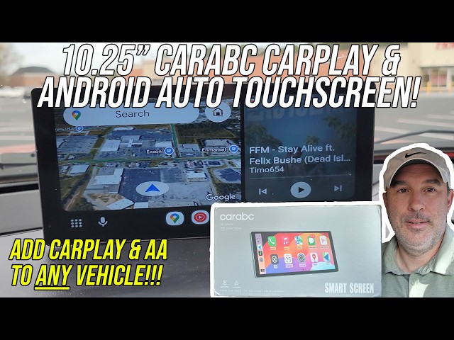 Adding Apple CarPlay & Android Auto for car's that DIDN'T come with it!  CARABC CarPlay TouchScreen