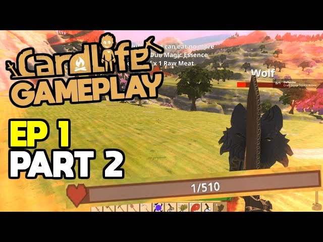 FIGHT TO THE DEATH! | CardLife Gameplay | Ep. 1, Part. 2