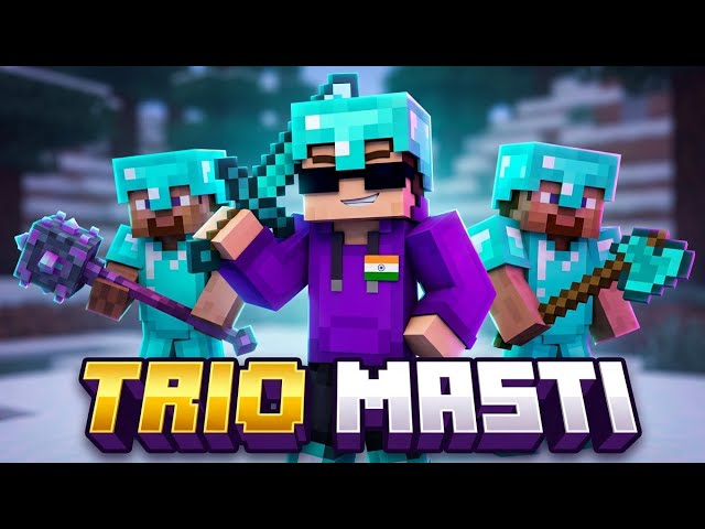 😂 3 Friends + Minecraft = Full Masti! | InfuseMC
