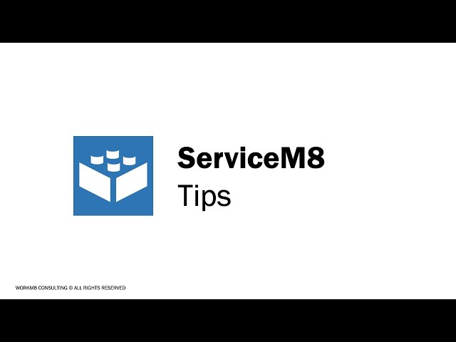 ServiceM8 Tips - Job Categories