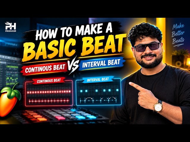 How to Make a Basic Beat in FL Studio  Continuous Beat vs Interval Beat