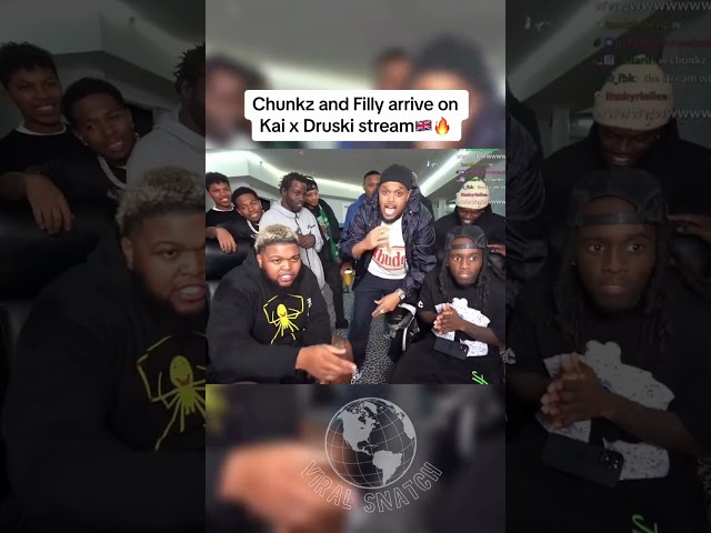 Chunkz n Filly Arrive on Kai Cenat Stream