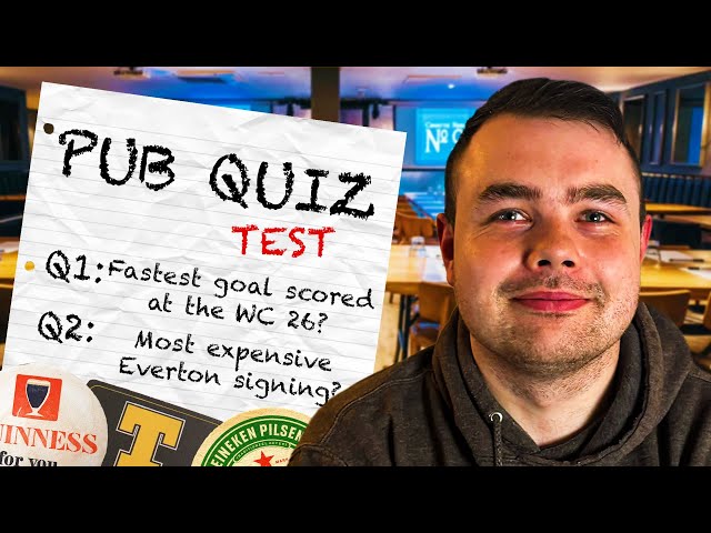 We Tested Out Our LATEST Flat Chat Pub Quiz!!