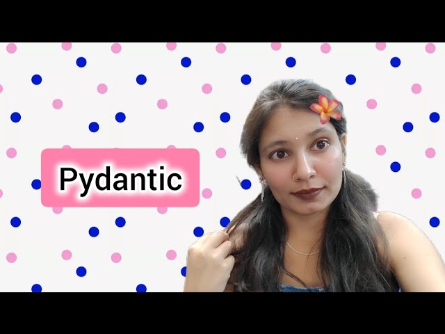 What is Pydantic in Python? | Complete Guide for AI & Agentic AI Developers By Nidhi Chouhan