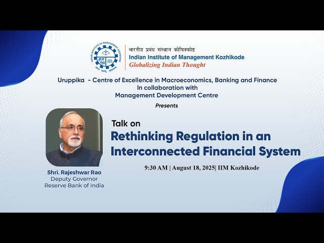 Talk on Rethinking Regulation in an Interconnected Financial System