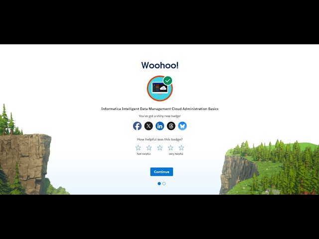 Informatica Intelligent Data Management Cloud Administration Basics in Salesforce Trailhead 2026!