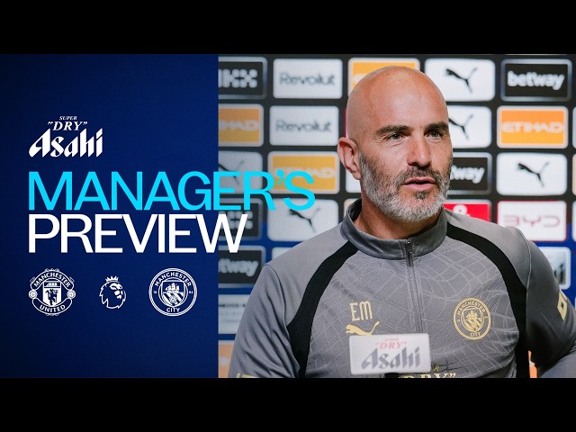 MANAGER PREVIEW | Enzo Maresca | Man United v Man City | Premier League