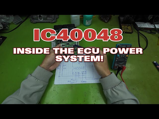 Decoding the Power Supply Module in ECU Using IC40048 | ECU Repair Explained from A–Z