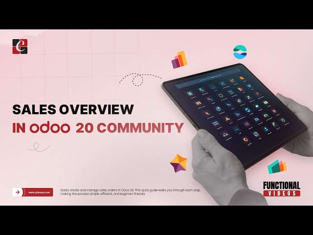 Odoo 20: Sales overview | Community Edition | Odoo 20 Features | Odoo 20 Functional Tutorials