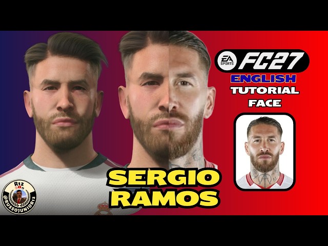 EAFC 27 | SERGIO RAMOS FACE TUTORIAL – PRO CLUBS / CAREER MODE