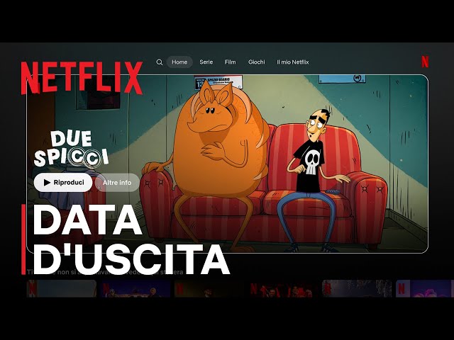 Armadillo convince Zero a fare l’annuncio durante il Festival | Due Spicci | Netflix Italia