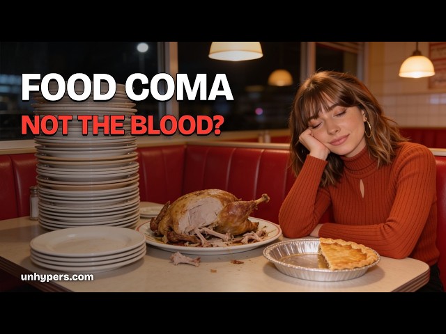 Food Coma: Blood to Your Brain Went UP 10%