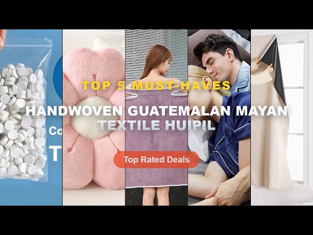 Amazing Handwoven Guatemalan Mayan Textile Huipil You Need To See - Easy Installation Adhesive Black