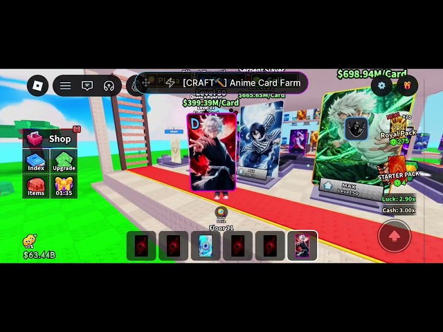 [CRAFT🔨] Anime Card Farm Script - Auto Roll, Auto Buy, Auto Craft, Auto Trait, Auto Grade & More
