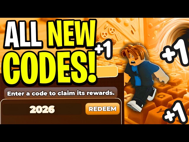 *NEW CODES* ALL NEW CODES FOR +1 SPEED KEYBOARD ESCAPE 2026! ROBLOX +1 SPEED KEYBOARD ESCAPE CODES