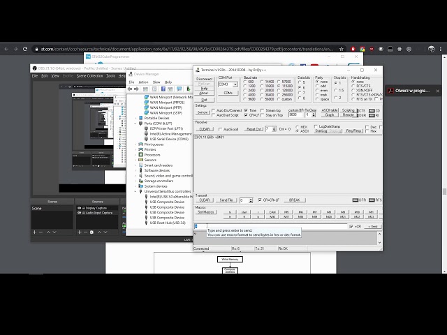 dfu firmware upload procedure for uCAN devices and STM32 MCUs.