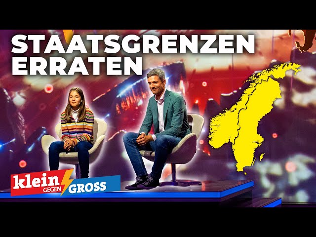 Ingo Zamperoni vs. Maja: Who Can Identify More World Borders? | Klein gegen Groß