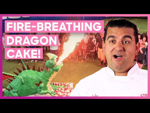 Buddy Bakes A Fire-Breathing Dragon Cake! | Cake Boss