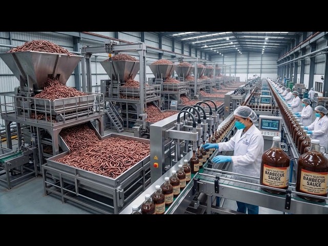 How Billions of Earthworms Become Dipping Sauce | Inside a Massive Processing Plant