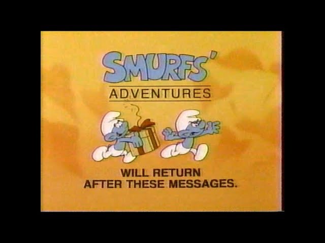 80s CARTOON NOSTALGIA December 1986 Smurfs' Adventures Commercial Breaks from WDRB FOX 41 Louisville