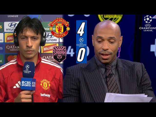 THIERRY HENRY EXPLODES OVER LISANDRO MARTINEZ DERBY WARNING AFTER A 4-0 CHAMPIONS LEAGUE VICTORY!